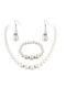 Callajewels Set mit Halskette , Ohrringe & Armband mit Perlen