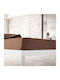 To megalo pazari Sheet Super-Double with Elastic 160x200+30cm. Il-line Coffee