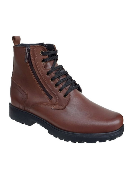 Gallen Men's Military Boots Brown