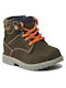 Mayoral Kids Leather Boots Khaki 13-42429-067