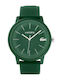 Lacoste Ceas Barbati 42mm cu Baterie cu Culoare Verde Cauciuc Strap