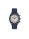 Adidas Edition Two Uhr Chronograph Batterie in Blau Farbe