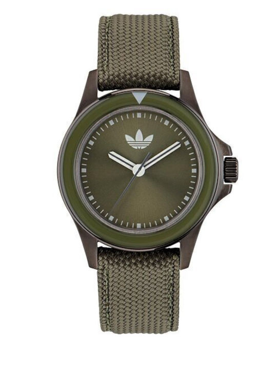 adidas Expression One Herrenuhr 44mm Batterie mit Gray Stoffarmband