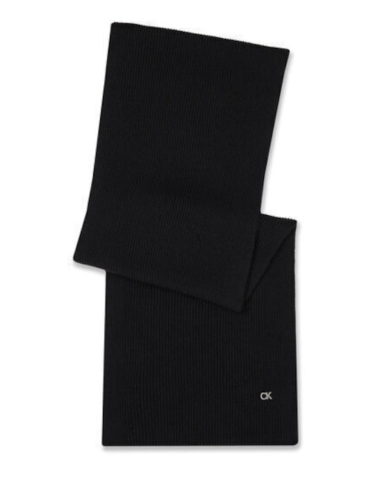 Calvin Klein Women's Knitted Scarf Black