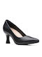 Leather Black Heels Kataleyna