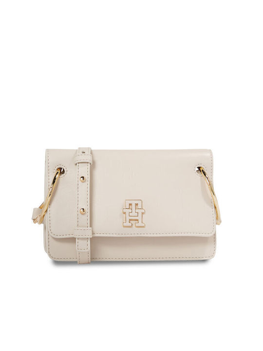 Tommy Hilfiger Th Chic Crossover Women's Bag Crossbody Beige AW0AW14863-AA8