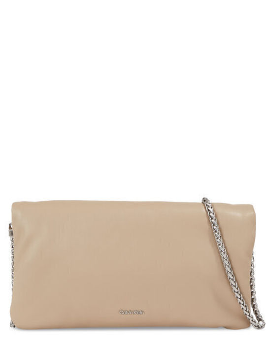 Calvin Klein Puffed Women's Bag Crossbody Beige