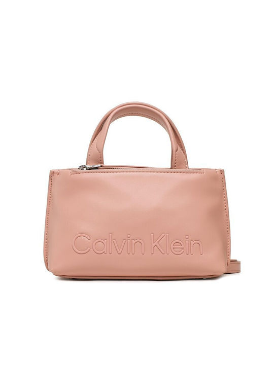Calvin Klein Set Women's Bag Tote Hand Pink