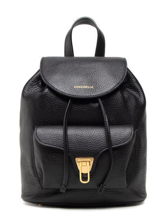 Coccinelle Beat Leather Women's Bag Backpack Black E1MF6140201-001