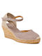 Caldes Damenplattformen im Espadrilles-Stil Braun