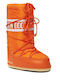 Icon Nylon Γυναικείες Μπότες Χιονιού Πορτοκαλί