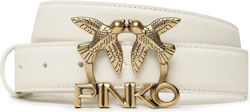 Pinko Love Women's Belt White