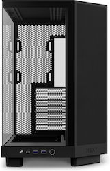 NZXT H6 Flow Jocuri Middle Tower Cutie de calculator Negru