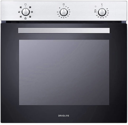 Davoline BXA 608 IX Φούρνος άνω Πάγκου 72lt Π59.4εκ. Inox