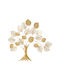 Mauro F Wall Decor Gold Made of Metal 81x2.5x78cm