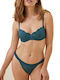 Promise Underwear Set with Bra & Brazil Green