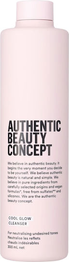 Authentic Beauty Concept Cool Glow Cleanser Σαμπουάν Αναδόμησης/Θρέψης & Ενυδάτωσης για Βαμμένα Μαλλιά 300ml