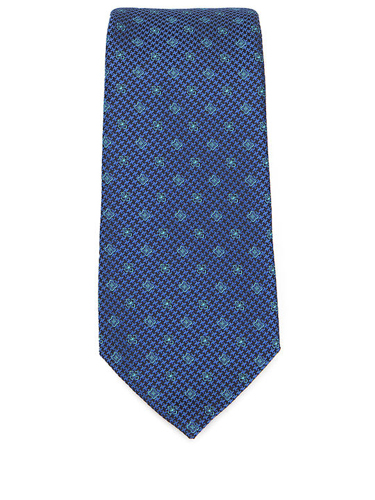 Donini Uomo Exclusive Men's Tie Synthetic Printed in Light Blue Color