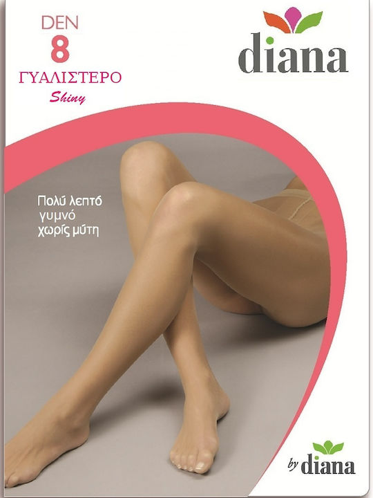 Διάφανο Γυναικείο Καλσόν 8 Den Μαύρο