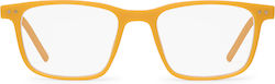 Nordic Vision Lesebrille +2.50 in Gelb Farbe 2010380