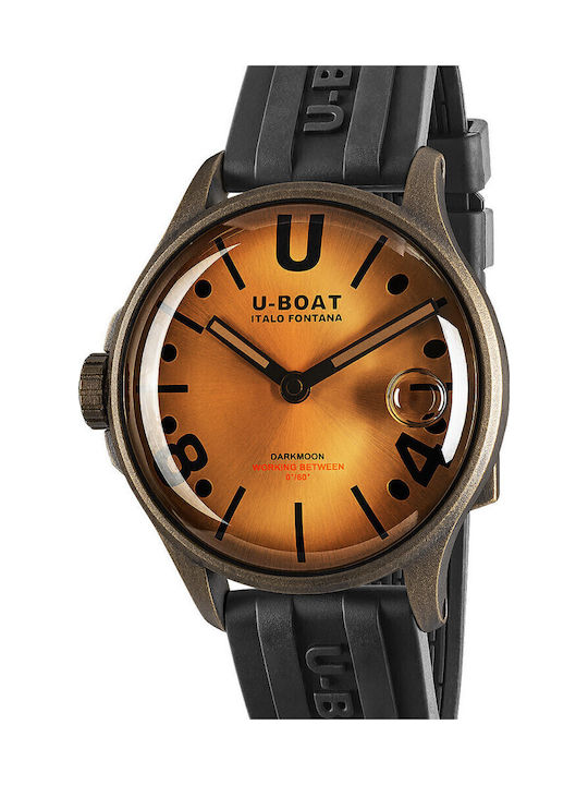 U-Boat Darkmoon SS Ανδρικό Ρολόι 41.5mm Μπαταρί...