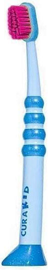 Curaprox Curakid Ck 4260 Super Soft Βρεφική Οδοντόβουρτσα για 0m+ Μπλε/Φούξια
