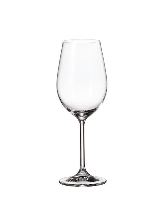 Bohemia House Glas für Weißwein aus Kristall 350ml 1Stück