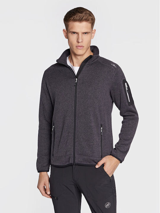 CMP Men's Fleece Cardigan Grey