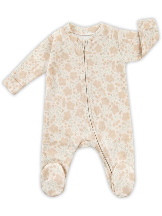 Color Stories Baby Bodysuit Set Long-Sleeved Beige.