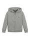 Athletic Kids Sweatshirt Cardigan Gray