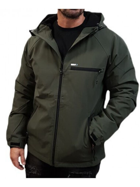 Basehit Men's Winter Jacket Λαδί