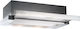 Geman Sliding Vent Hood 60cm Inox