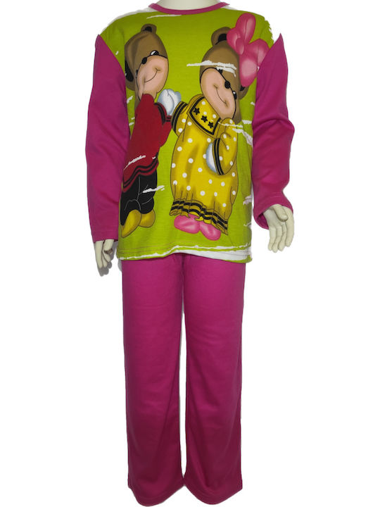 Lydia Creations Kinder Schlafanzug Winterlich F...
