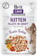 Brit Care Wet Cat Food for Junior Cats in Pouches with Turkey Grain Free & Gluten Free 85gr