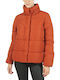 Tom Tailor 1st Women's Short Puffer Jacket for Winter Brown