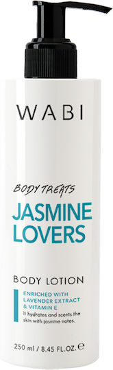 Wabi Beauty Jasmine Lovers Moisturizing Body Lotion with Shea Butter and Jasmine Perfume for Normal Skin 250ml