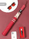 Windproof Automatic Umbrella Compact Red