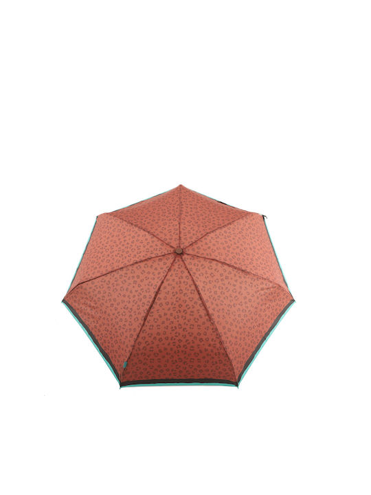 Clima Winddicht Regenschirm Kompakt Braun
