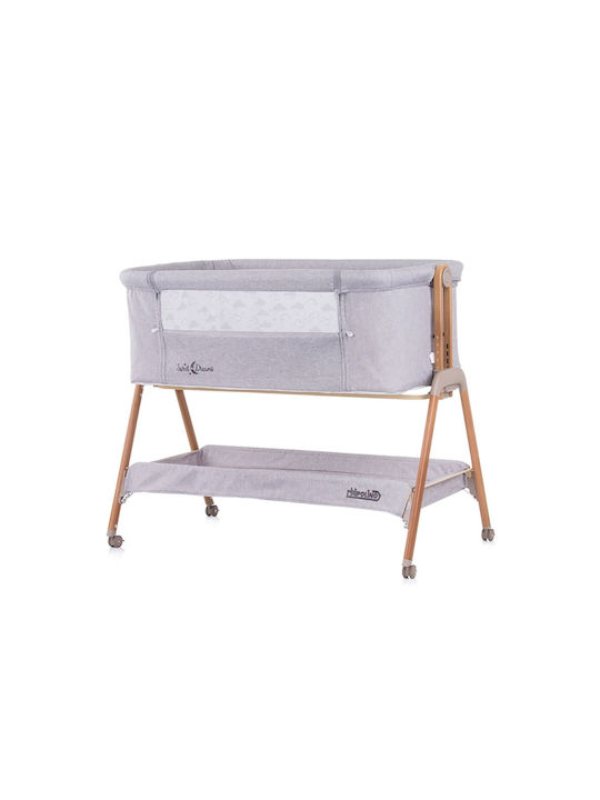 Chipolino Cradle Sweet Dreams with Mattress and Wheels