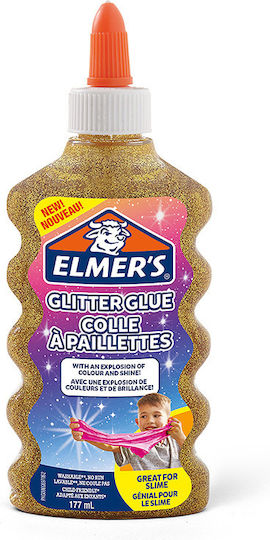 Elmer's Κόλλα Glitter Χρυσή 177ml