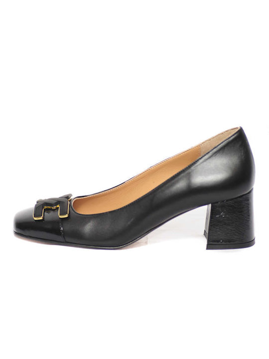 Gabriela Valeri Leder Pumps Schwarz