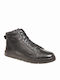 Leder Schwarz Herrenstiefel mit Reißverschluss