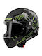 LS2 Rapid II Pirates Hora Matt Titanium Κράνος Μηχανής Full Face ECE 22.06 1300gr