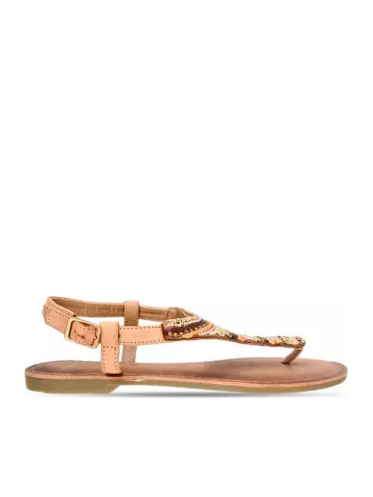 Adam's Shoes Flache Sandalen für Damen in Beige...