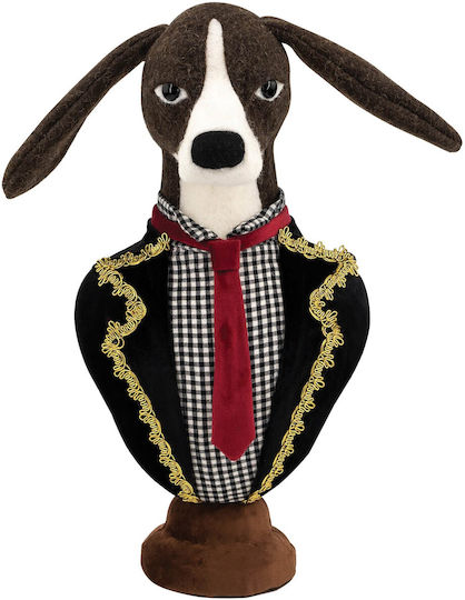 Lianos Christmas Plush Figure Doggy Brown Height 48cm 2pcs