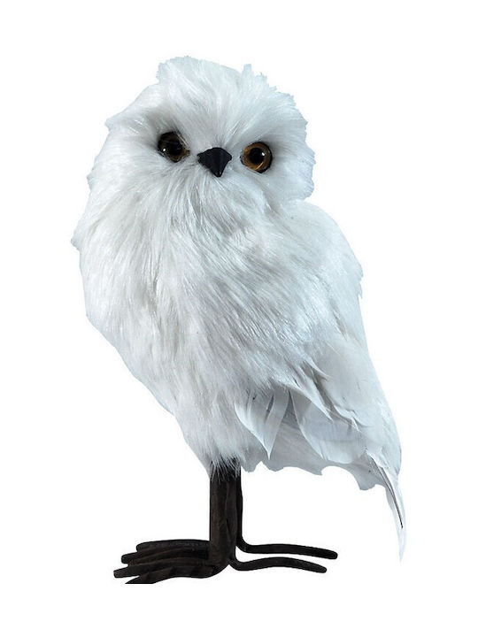 Lianos Christmas Plush Figure Owl White Height 25cm 4pcs