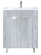 Sanitec Lido Countertop with Sink L55xW34xH70cm Gray