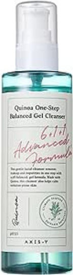 Axis-y Quinoa One-Step Gel Gesichtsreiniger Für Kontrolle Der Fettigkeit & Beruhigende Wirkung 180ml