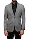 Men's Suit Jacket Black/White