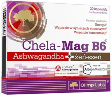 Olimp Sport Nutrition Chela-mag B6 Ashwagandha + Ginseng 30 Capsule